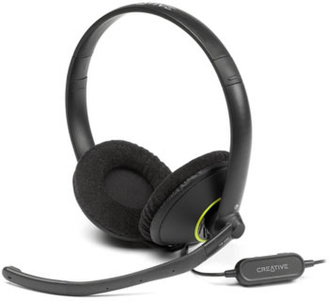 Creative Labs Headset HS-450 Стереофонический Черный гарнитура