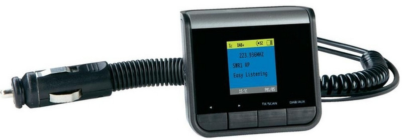 DigitalBox Dabman 60 Портативный Цифровой Черный радиоприемник