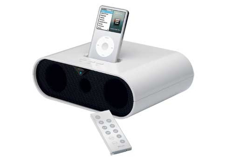 Trust 2.1 Sound Station for iPod SP-2994Wi UK 2.1channels 35W White docking speaker