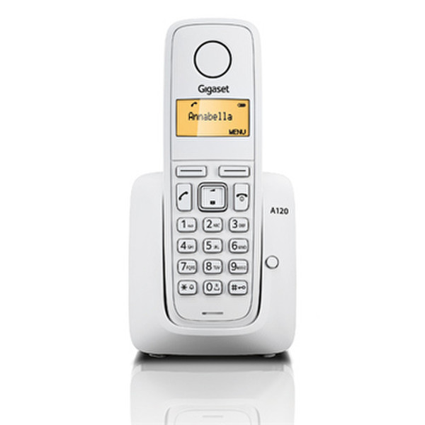 Gigaset A120 DECT Caller ID White