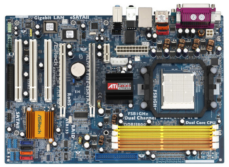 Asrock ALiveXFire-eSATA2 R3.0 AMD 480X CrossFire Socket AM2 ATX motherboard