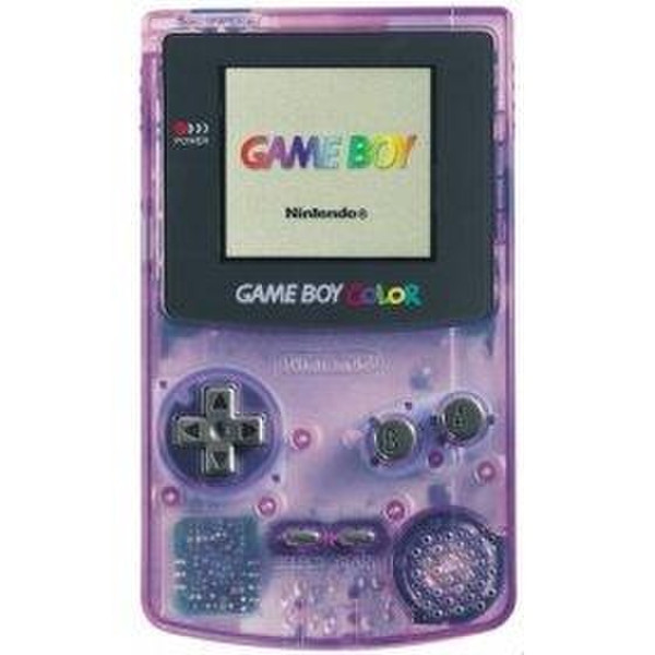 Nintendo Gameboy Colour Transp. Purple 160 x 144пикселей 138г портативный мобильный компьютер