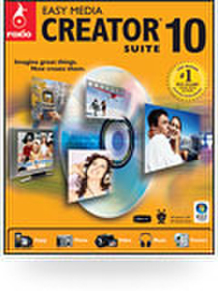 Roxio Easy Media Creator® 10 Suite, Gold Edition