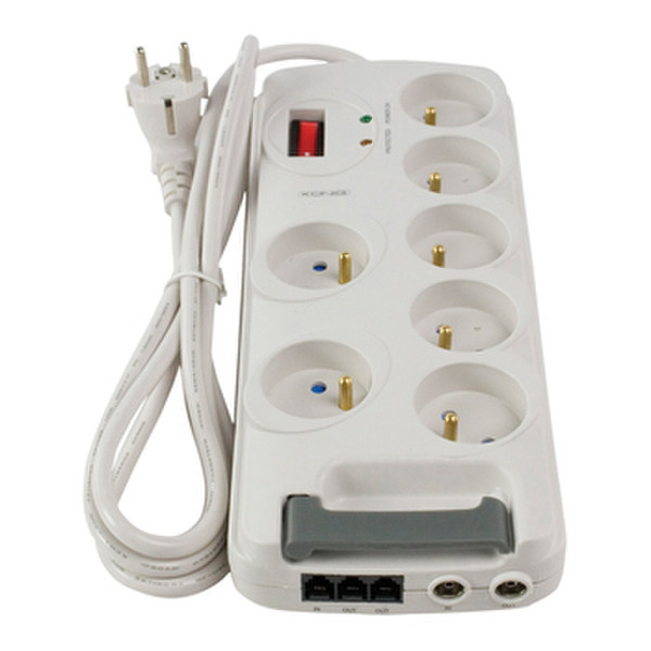 König CMP-SPB07F 7AC outlet(s) 250V 1.8m White surge protector