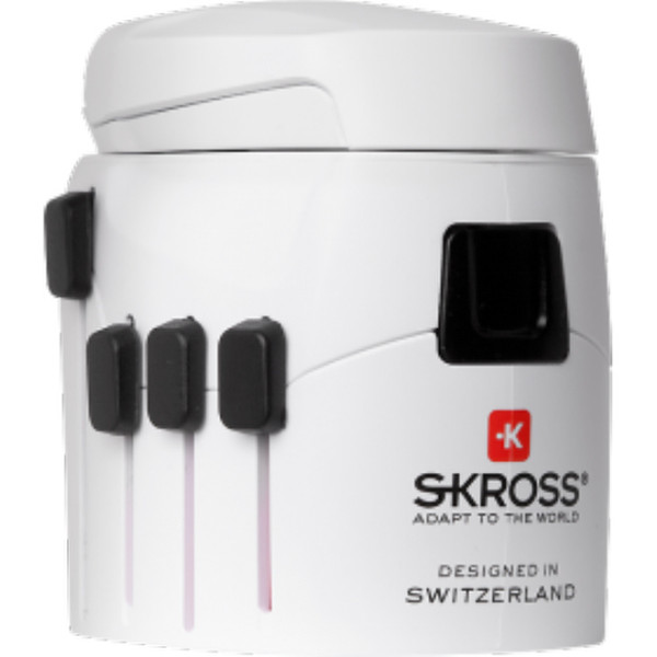 Skross World Adapter Pro USB Для помещений Белый