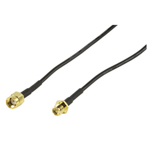 Valueline CABLE-544/2.5 2.5m SMA SMA Black coaxial cable