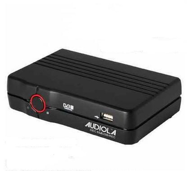 Audiola DEC-654BK Cable Black TV set-top box