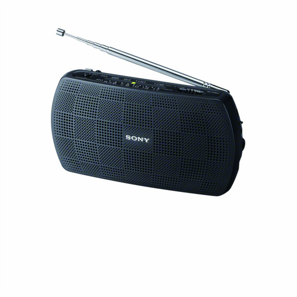 Sony SRF-18 Uhr Schwarz Radio