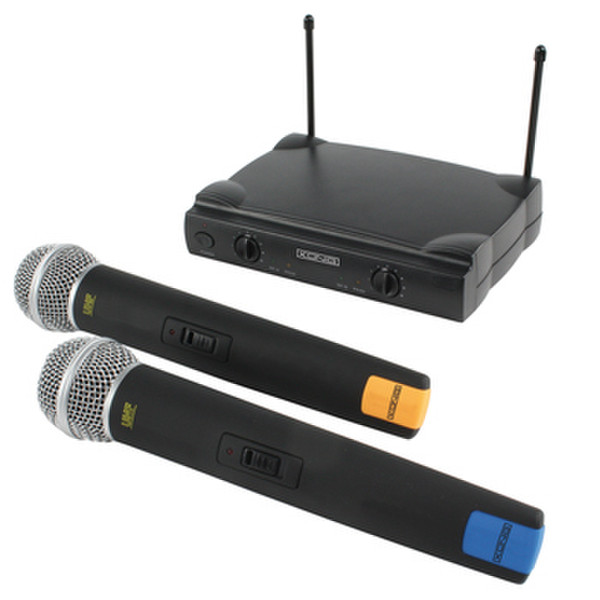 König KN-MICW610 Stage/performance microphone Беспроводной Черный микрофон