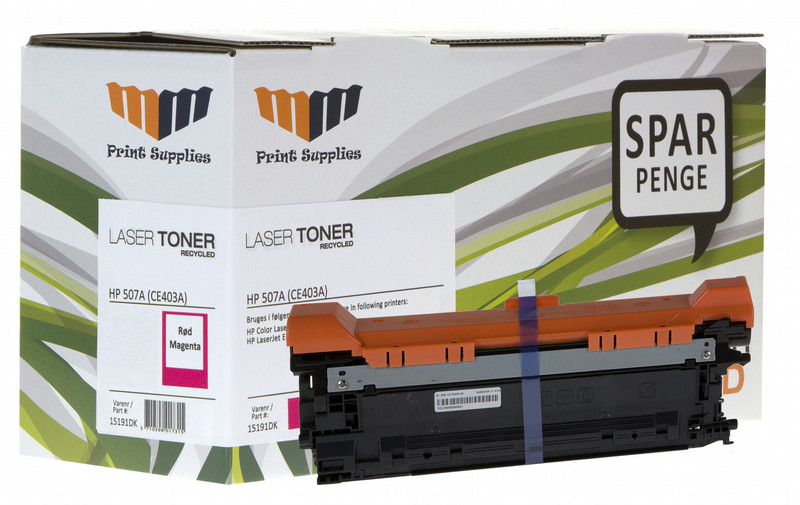 MM Magenta Laser Toner - HP 507A (CE403A) - For HP Color LaserJet Enterprise 500 / 551 Toner 6000pages Magenta