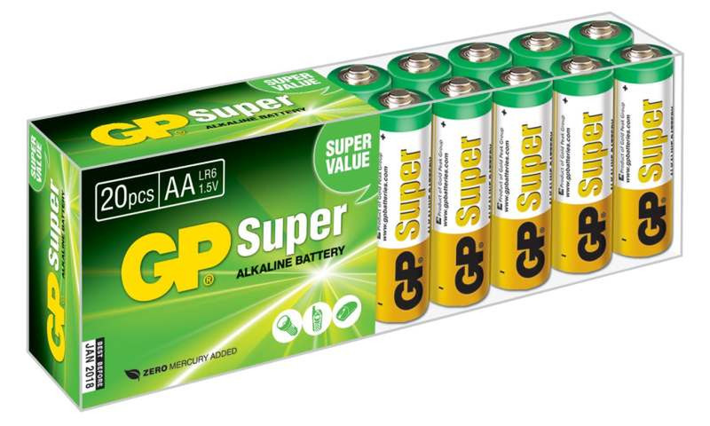 GP Batteries Super Alkaline 1013200200 батарейки