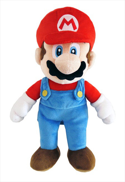 BG Games Mario Bros Plush - Mario Plush Blue,Red