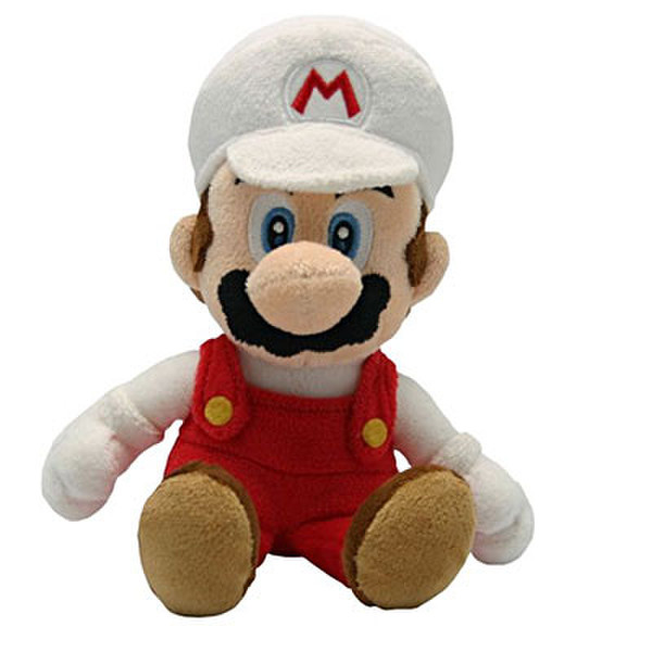 BG Games Mario Bros Plush - Fire Mario Plüsch Rot, Weiß