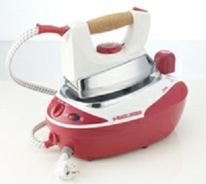 Black & Decker BR1000 900W Red,White steam ironing station