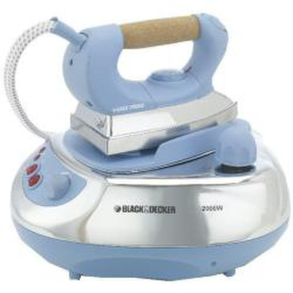 Black & Decker BR950R 800W Blue,Stainless steel steam ironing station