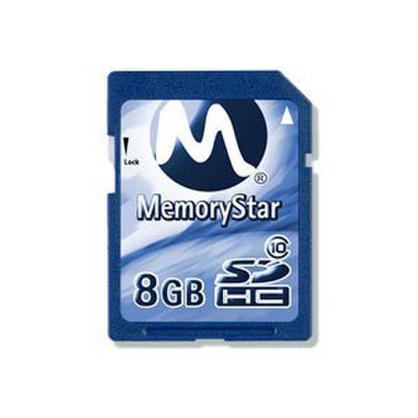 MemoryStar SDHC 8GB, Class 10 8GB SDHC Klasse 10 Speicherkarte