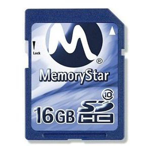 MemoryStar SDHC 16GB, Class 10 16GB SDHC Class 10 memory card
