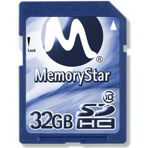 MemoryStar SDHC 32GB, Class 10 32GB SDHC Class 10 memory card