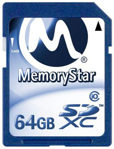 MemoryStar SDXC 64GB, Class 10 64ГБ SDXC Class 10 карта памяти