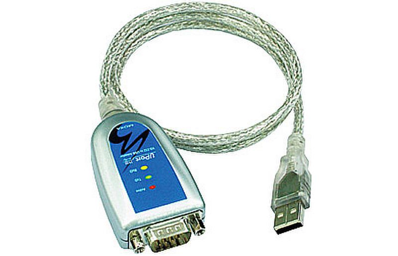 Moxa UPort 1130 1-port RS-422/485 USB to Serial adapter USB type A RS-422/485 Male DB9 cable interface/gender adapter
