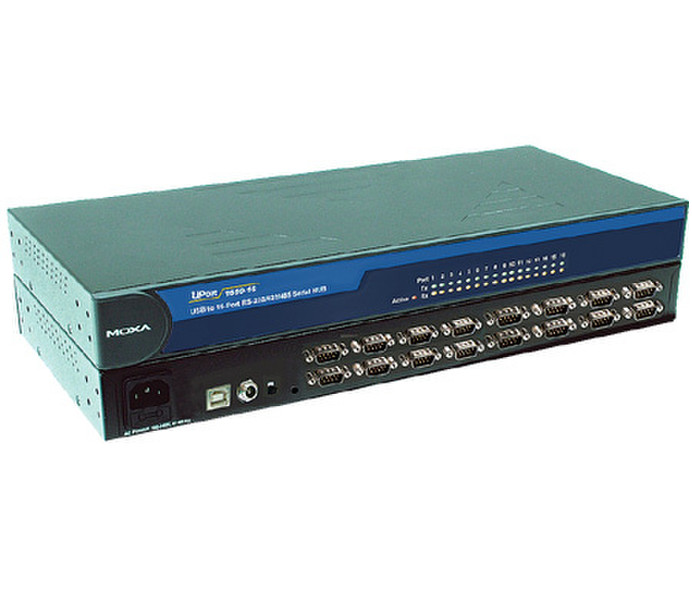 Moxa UPort 1650-16 480Мбит/с хаб-разветвитель