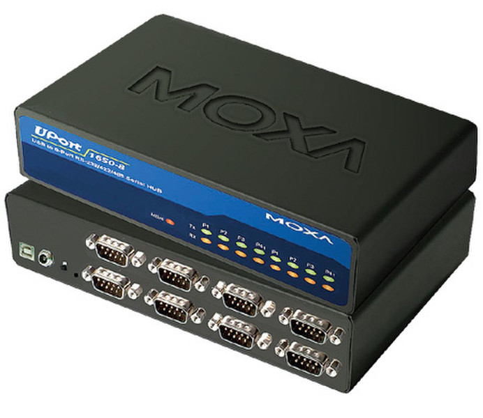 Moxa UPort 1610-8 Serial Hub 480Mbit/s Schnittstellenhub