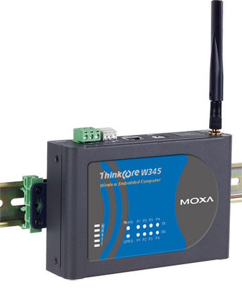 Moxa ThinkCore W345-LX 0.192GHz USFF Black Mini PC