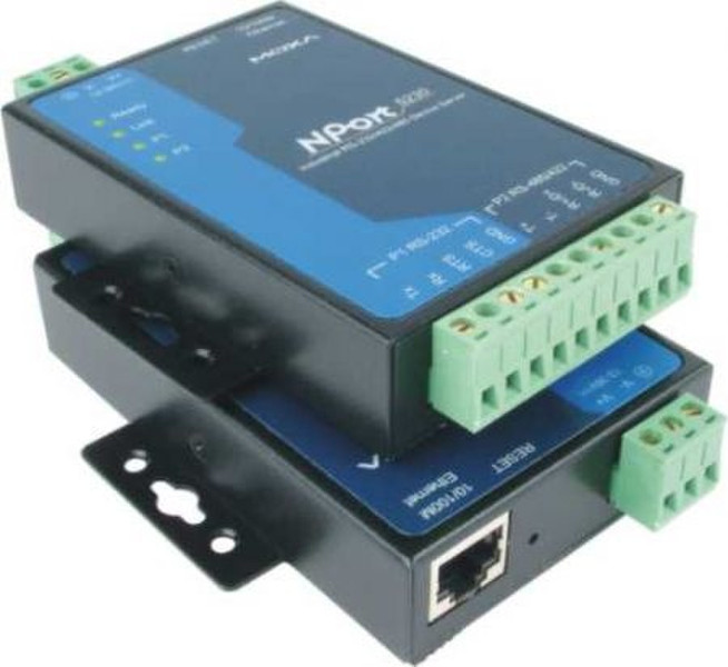 Moxa NPort 5232, 2 ports Device Server 0.2304Мбит/с сетевой медиа конвертор