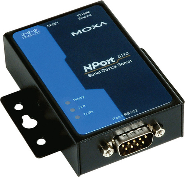 Moxa Nport 5110 1 Port 0.2304Мбит/с сетевой медиа конвертор