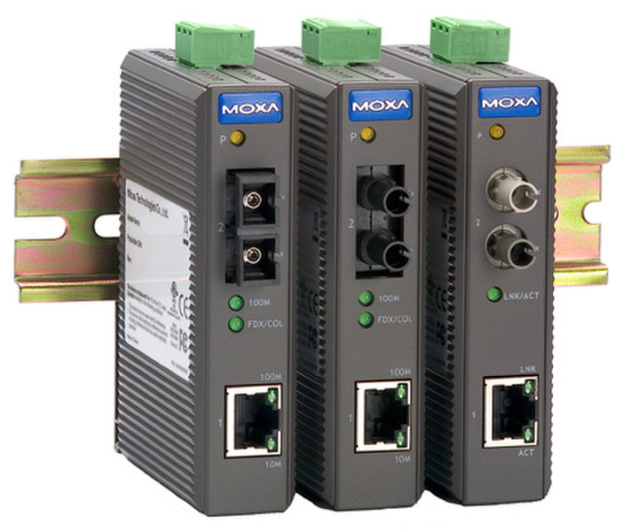 Moxa IMC-21-M-ST-FL Media Converter 820nm network media converter