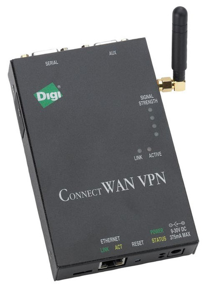 Digi Connect WAN GSM Fast Ethernet Black wireless router