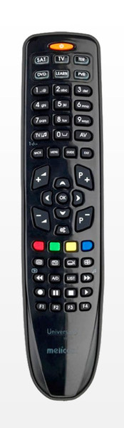 Meliconi Universal 5 Web IR Wireless press buttons Black remote control