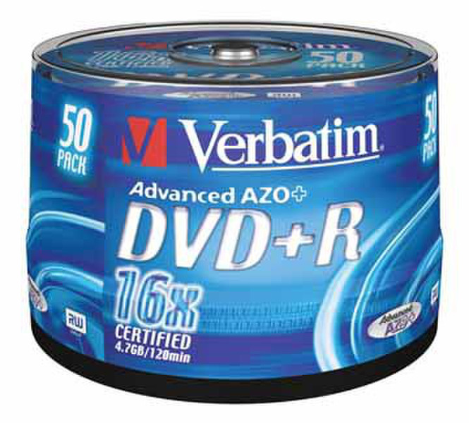 Verbatim 4.7GB DVD+R Spindle 16x 4.7GB DVD+R 25pc(s)