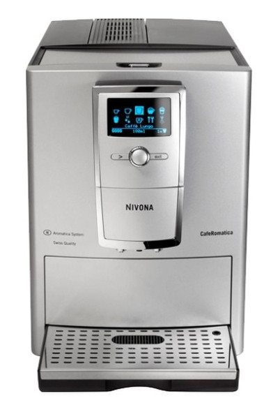 Nivona CafeRomatica 831 Espresso machine 1.8л Черный, Cеребряный