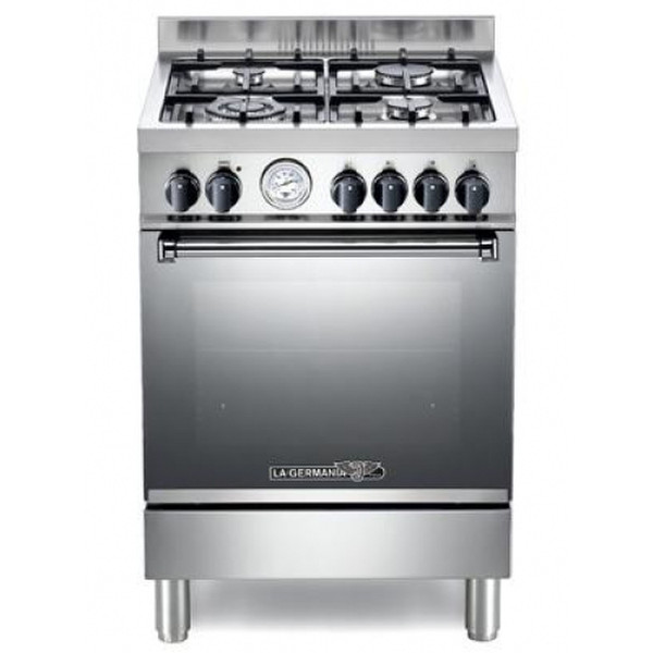 Bertazzoni EX6 4C 61 X GLS Отдельностоящий Gas hob A Нержавеющая сталь кухонная плита