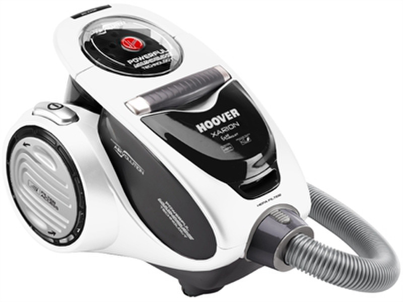 Hoover Xarion TAV 1508 Cylinder vacuum 1.5L 1500W Black,White