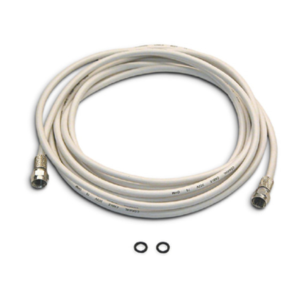 FME 31091 3м type F type F Белый коаксиальный кабель