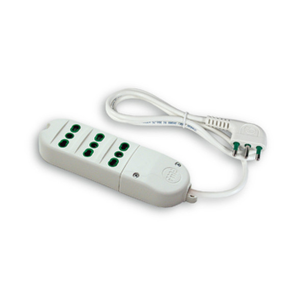 FME 46010 3AC outlet(s) 1.5m White power extension