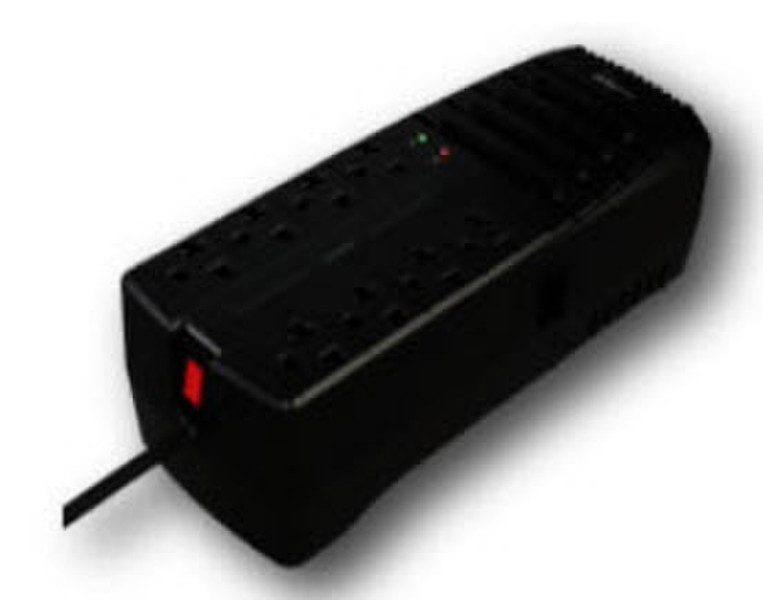 DataShield RAD 1200 6AC outlet(s) 120V Black voltage regulator