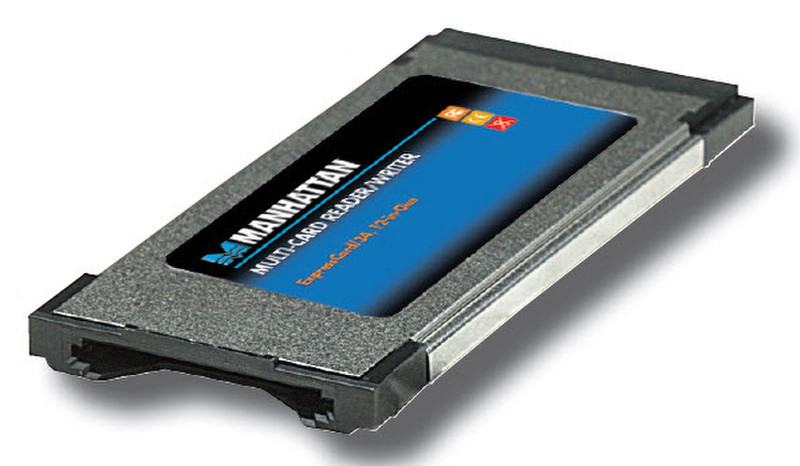 Manhattan Lector/Grabador de Múltiples Tarjetas Внутренний ExpressCard Серый устройство для чтения карт флэш-памяти