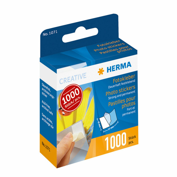 HERMA Photo stickers in cardboard dispender 1000 pcs.