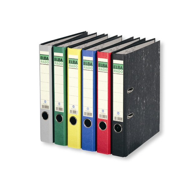 Elba Ordner rado, smal zwart Black ring binder