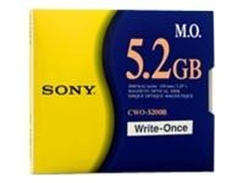 Sony 5.25” Magneto-Optical Disc, 5233MB