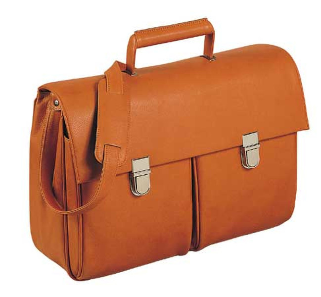 Orna New Time Travel bag Leather Black,Orange