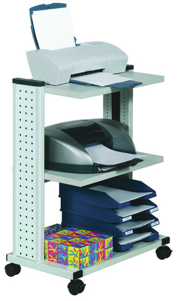 Durable Multi Function Trolley 84/54 Printer Multimedia stand Grey