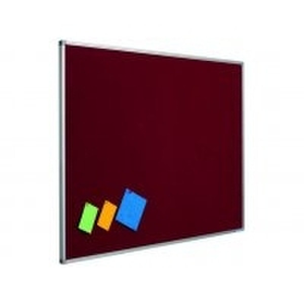 Smit Visual Prikbord 45x60cm Алюминиевый Красный