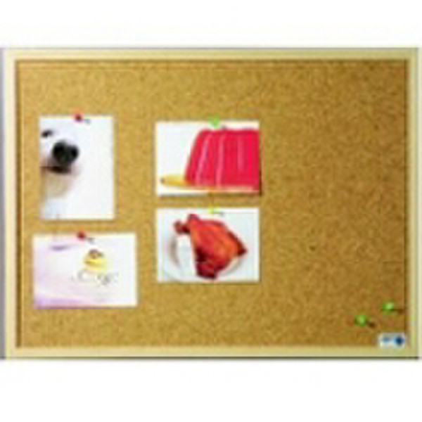 Smit Visual Notice board Memo, pressed cork 60 x 90 cm 10pk Holz