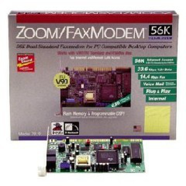 Zoom FaxModem 56K PCI Plus 56Kbit/s Modem