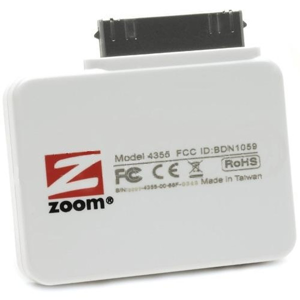 Zoom Bluetooth Stereo Transmitter for iPod/iPhone 480Mbit/s networking card