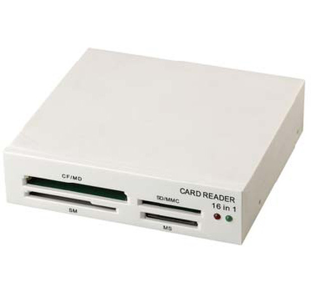 MS-Tech LU-165S Multi Card Reader, Beige Kartenleser